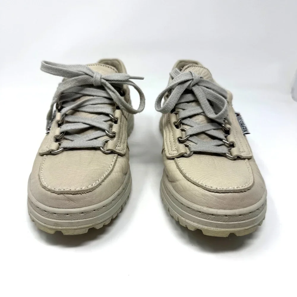 Mephisto Trampolins Air-Relax Beige Leather Walking Shoes Womens 8 US 5.5 EUR